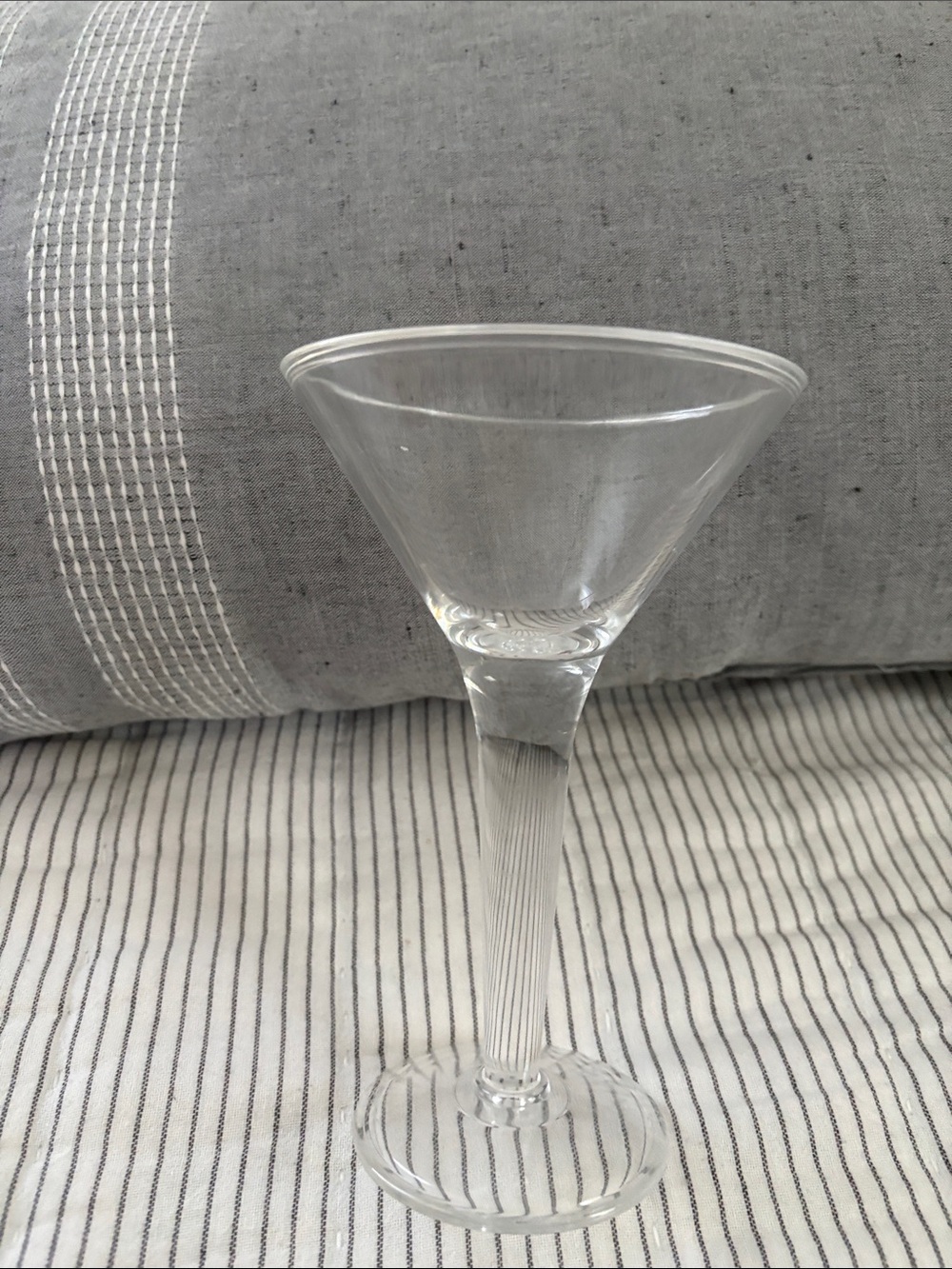 Clear Glass Martini melanine Stemware
